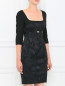 Платье-футляр с рукавом 3/4 и ремнем Versace Collection  –  Модель Верх-Низ