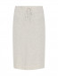 Трикотажная юбка с разрезами и карманами Max&Moi  –  Общий вид