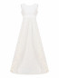 Платье шелковое с ажурной юбкой Nicki Macfarlane  –  Общий вид