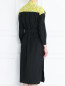 Платье-миди из хлопка с контрастной отделкой Moschino Boutique  –  МодельВерхНиз1