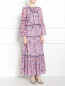Платье-макси с цветочным узором Juicy Couture  –  Модель Общий вид