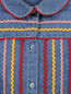 Рубашка из денима с контрастной отделкой Gucci  –  Деталь