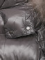 Пальто пуховое с капюшоном Moncler  –  Деталь