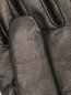 Перчатки из гладкой кожи на молнии Moschino  –  Деталь1