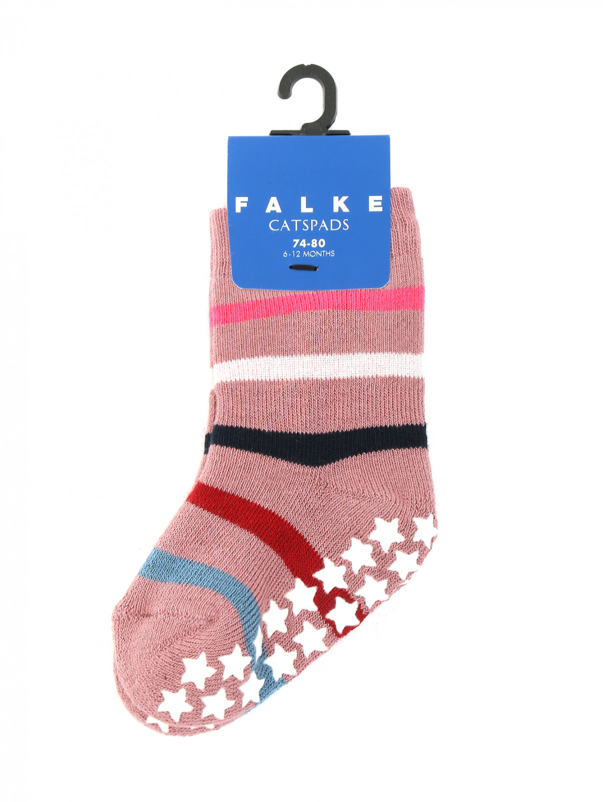 Носки из хлопка с узором "полоска" Falke  –  Общий вид  – Цвет:  Узор