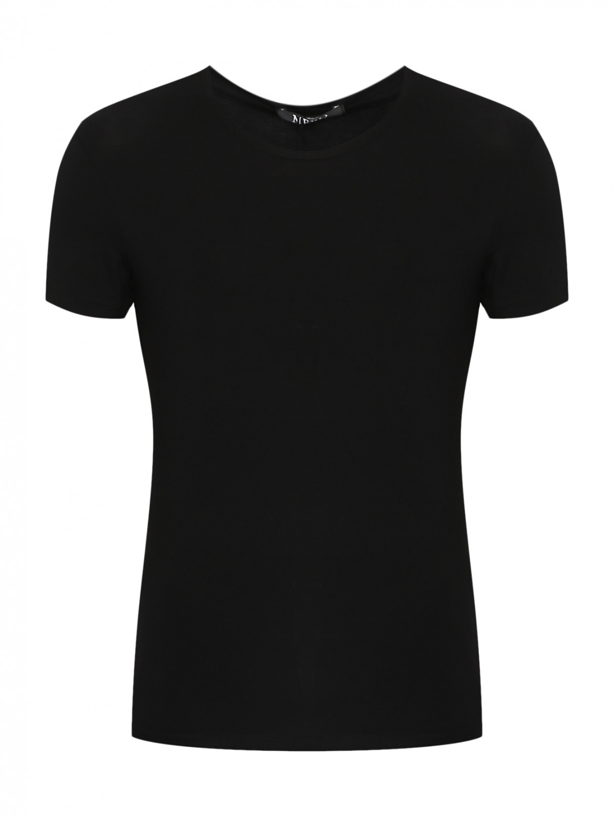 Базовая футболка Nero Perla  –  Общий вид  – Цвет:  Черный