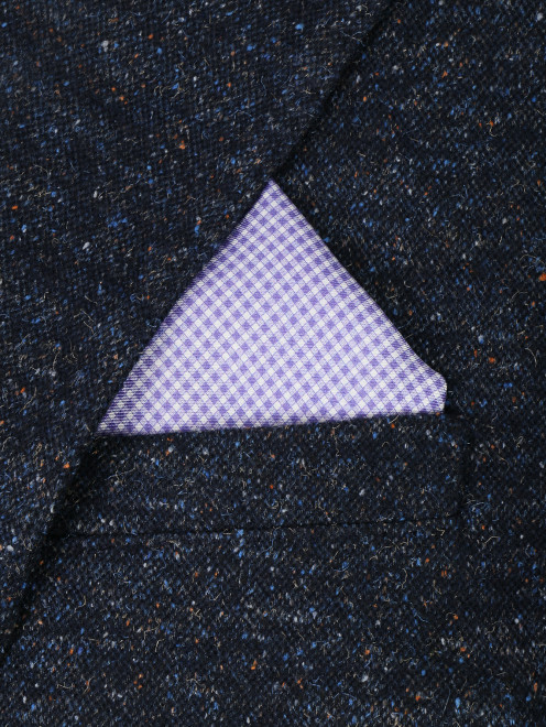 Шелковый платок с принтом Hugo Boss - МодельОбщийВид