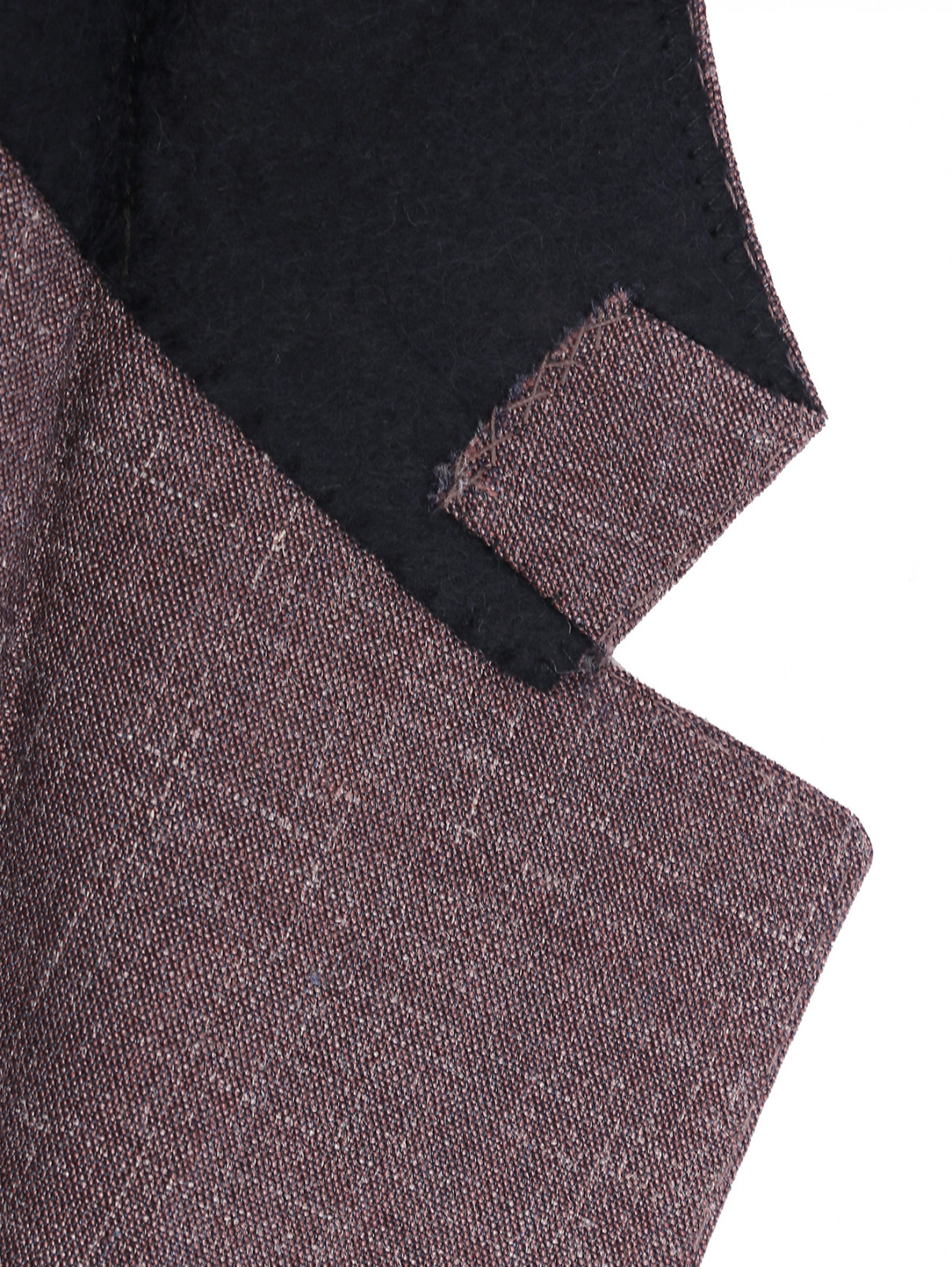 Пиджак из шерсти с узором LARDINI  –  Деталь1  – Цвет:  Фиолетовый