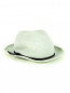 Шляпа из соломы с отделкой из кожи Emporio Armani  –  Общий вид