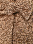 Жаккардовое пальто свободного фасона с рукавом 3/4 Moschino  –  Деталь