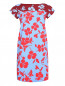 Платье А-силуэта с цветочным узором Weekend Max Mara  –  Общий вид
