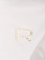 Блуза из хлопка с короткими рукавами Rochas  –  Деталь