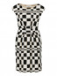 Платье-футляр с графичным принтом Moschino  –  Общий вид