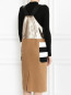 Платье из фактурной шерсти декорированное пайетками Max Mara  –  Модель Верх-Низ1