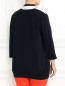 Блуза с геометричным узором и шелковыми вставками Marina Rinaldi  –  Модель Верх-Низ1