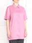Рубашка из хлопка с короткими рукавами Marina Rinaldi  –  Модель Верх-Низ