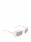 Солнцезащитные очки в белой оправе Sportmax  –  Общий вид