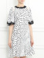 Платье с узором "горох" Giambattista Valli  –  Модель Верх-Низ