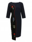 Платье асимметричного кроя с декором Marina Rinaldi  –  Общий вид