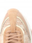 Кроссовки из кожи с декоративной вышивкой Jimmy Choo  –  Обтравка3