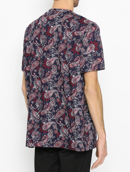 Футболка из хлопка с узором  Etro - МодельВерхНиз1