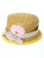 Соломенная шляпа с отделкой из текстиля Emporio Armani  –  Обтравка1