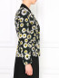 Жакет с цветочным узором Moschino Cheap&Chic  –  Модель Верх-Низ2
