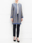 Пальто из фактурной ткани с узором Alberta Ferretti  –  Модель Общий вид