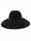 Шляпа из шерсти с узором Borsalino  –  Обтравка1
