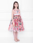 Платье из сетки с узором Dolce & Gabbana  –  МодельВерхНиз