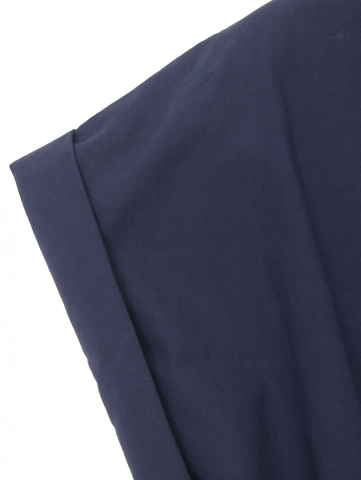 Хлопковое платье на кнопках Moschino  –  Деталь1  – Цвет:  Синий