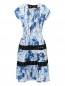 Платье из хлопка с цветочным узором Jean Paul Gaultier  –  Общий вид