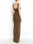 Платье-макси с драпировкой Donna Karan  –  Модель Верх-Низ1