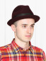 Шляпа из шерсти с контрастной вставкой Paul Smith  –  МодельОбщийВид