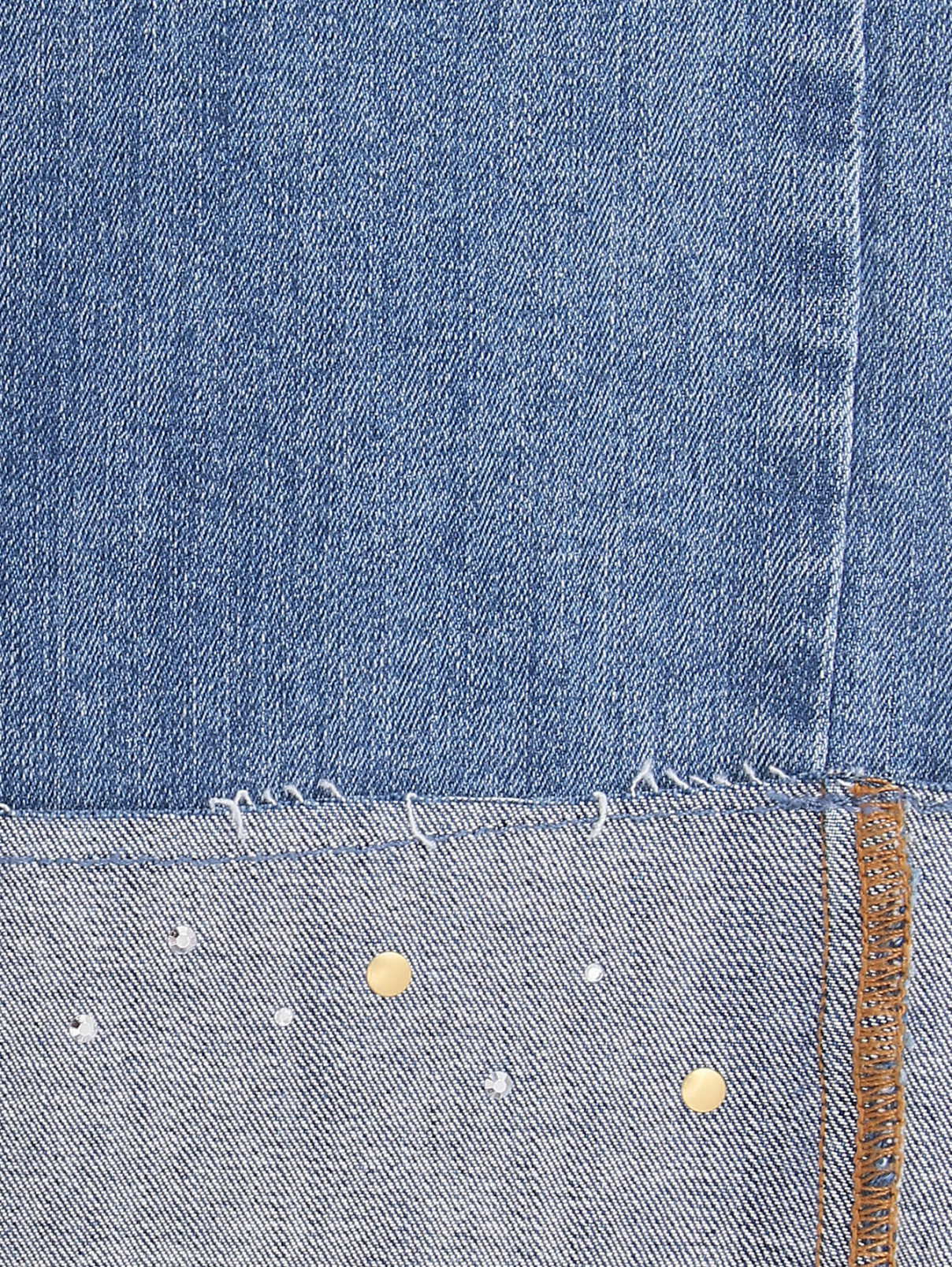 Широкие джинсы с карманами Guess  –  Деталь2  – Цвет:  Синий