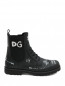 Кожаные ботинки с принтом Dolce & Gabbana  –  Обтравка1