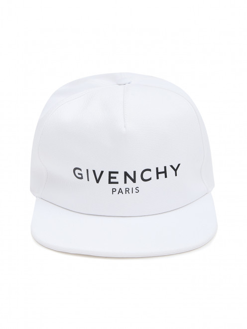 Бейсболка хлопковая с принтом Givenchy - Общий вид