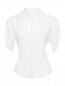 Блуза из смешанного шелка с коротким рукавом Sportmax  –  Общий вид