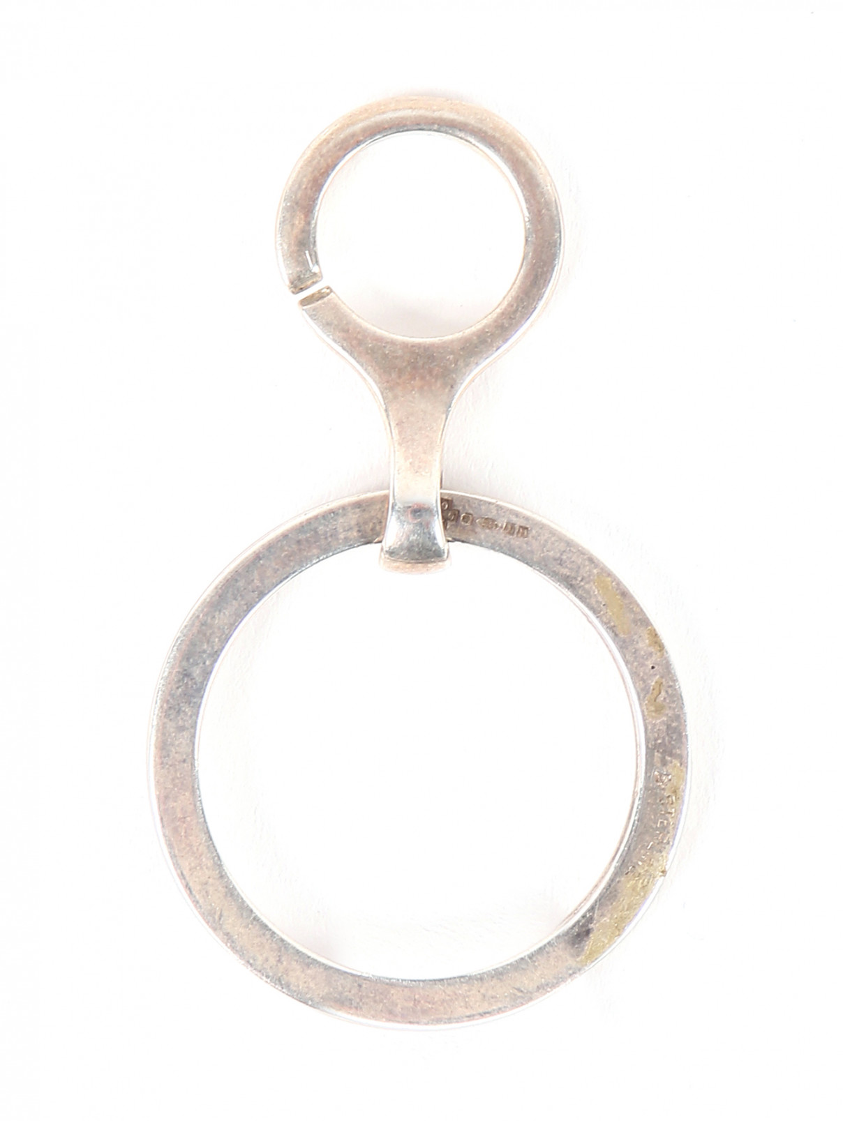 Брелок из металла Tateossian  –  Общий вид  – Цвет:  Серый