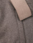 Утепленная куртка из шерсти с меховым воротником Tombolini  –  Деталь