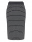 Трикотажная юбка с узором полоска Elena Miro  –  Общий вид