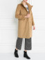 Пальто из шерсти с поясом Weekend Max Mara  –  Модель Общий вид