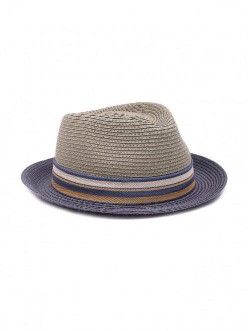 Плетеная шляпа с узором  - Обтравка1