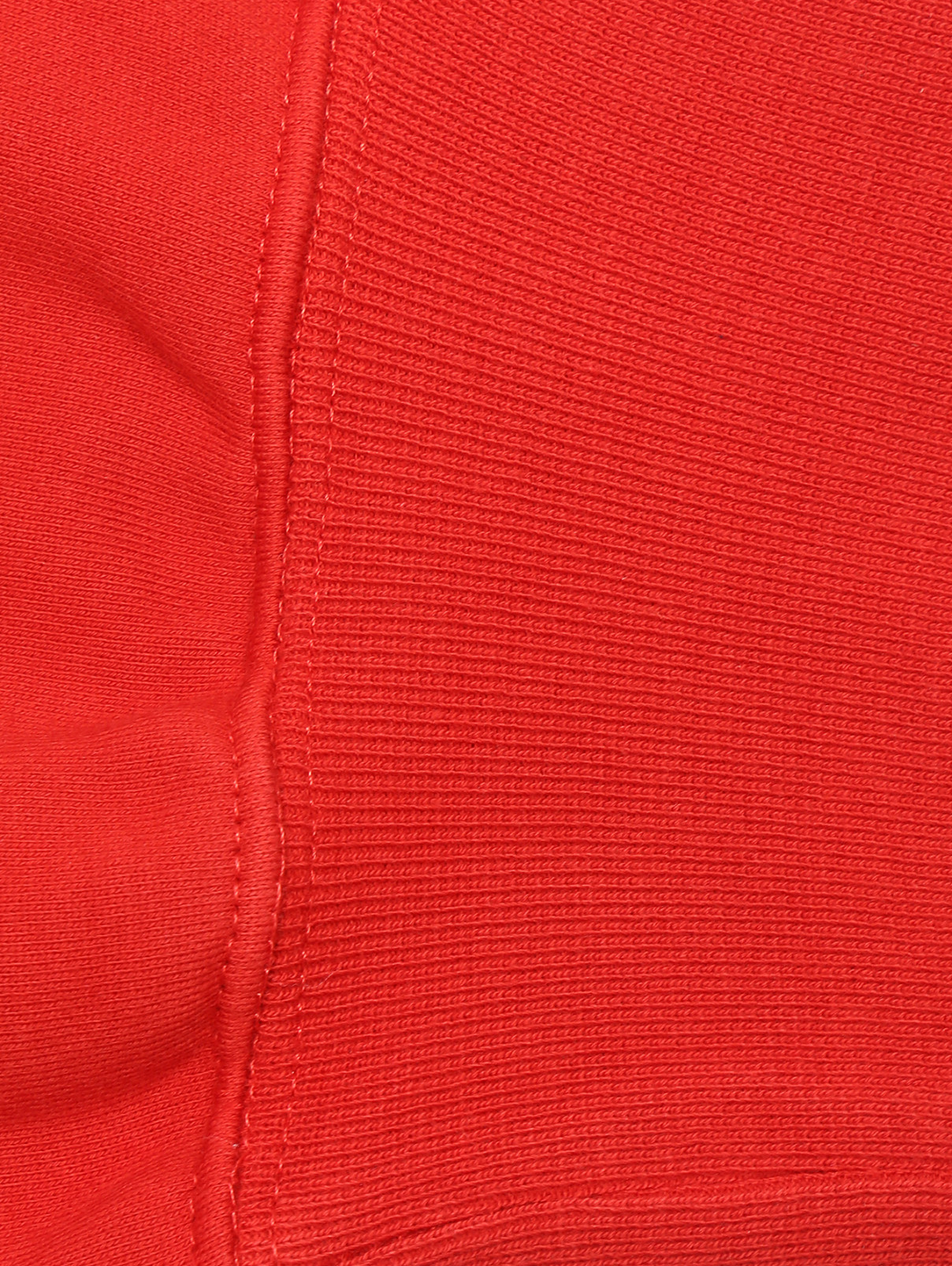 Брюки из хлопка на резинке Ermanno Scervino  –  Деталь1  – Цвет:  Красный