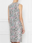 Платье с цветочным узором  декорированное пайетками Max Mara  –  МодельВерхНиз1