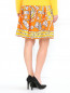 Шелковая юбка с принтом Moschino Cheap&Chic  –  Модель Верх-Низ1