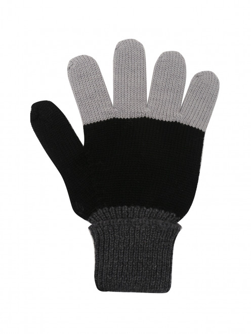 Трикотажные перчатки мелкой вязки IL Trenino - Обтравка1