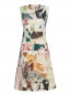 Платье-мини из смешанной шерсти с узором Carven  –  Общий вид