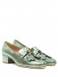 Туфли из фактурной кожи на низком каблуке Alberta Ferretti  –  Общий вид