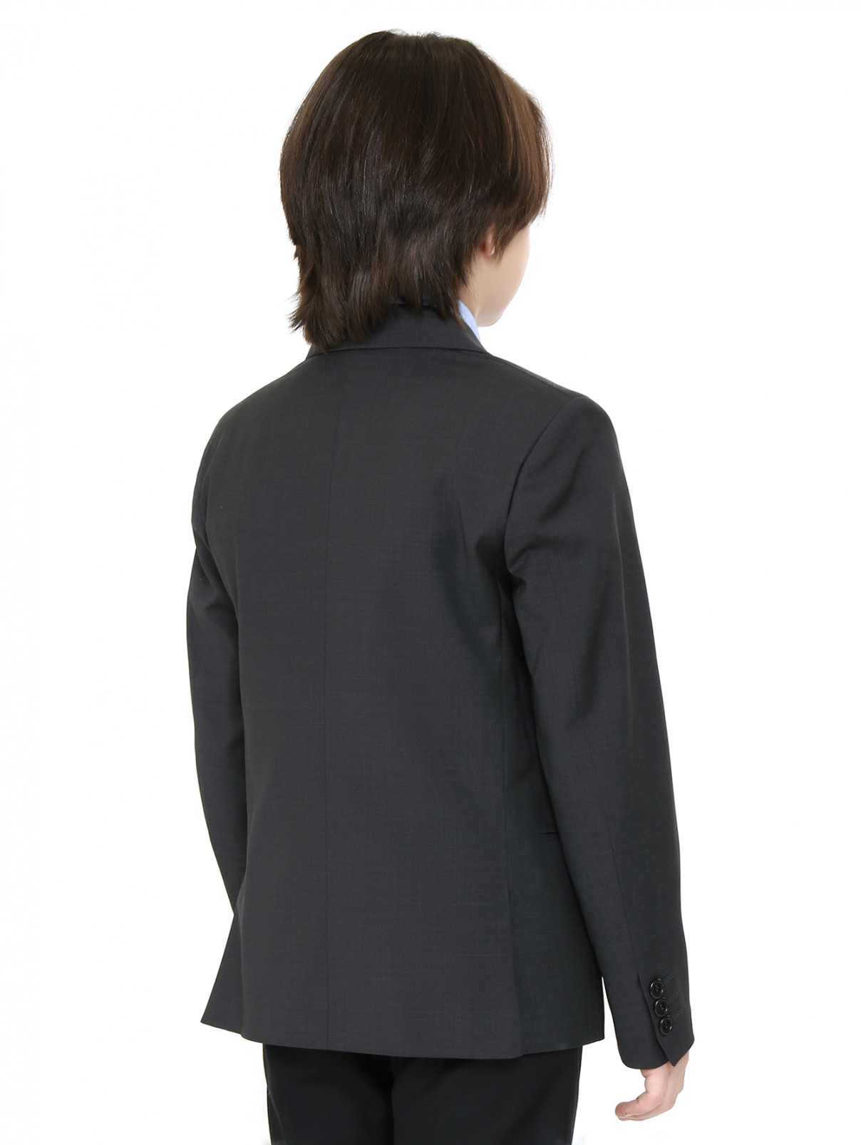Пиджак классический из шерсти Dal Lago  –  Модель Верх-Низ1  – Цвет:  Серый